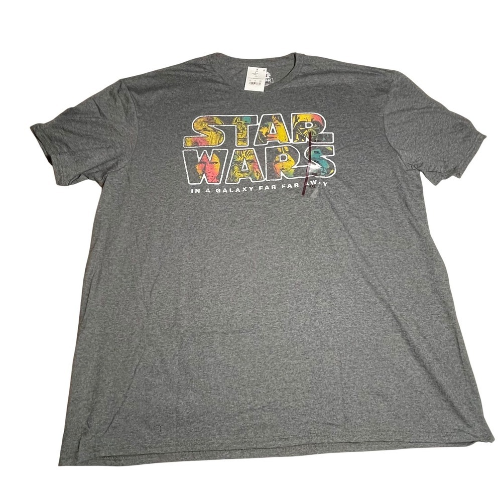 Star Wars‎ Mad Engine XXL Gray Graphic T Shirt In a Galaxy Far Away